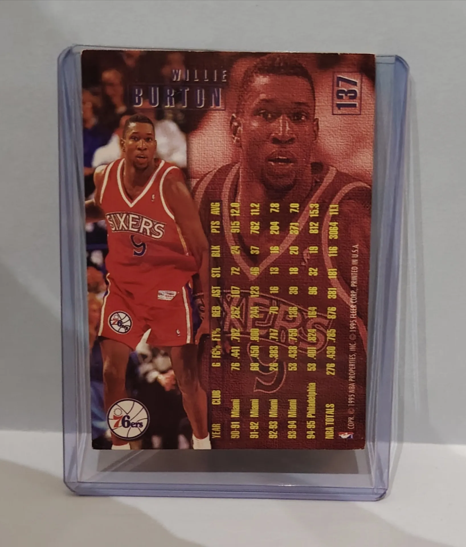 1995-96 Fleer Willie Burton #151