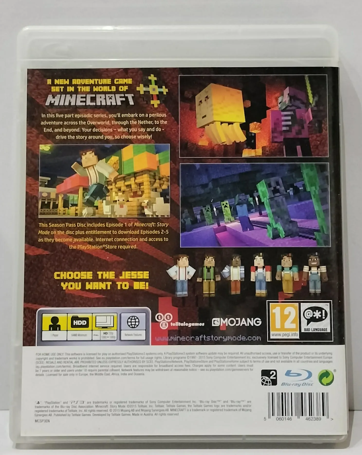 Minecraft: Story Mode – Season Pass Disc за PS3