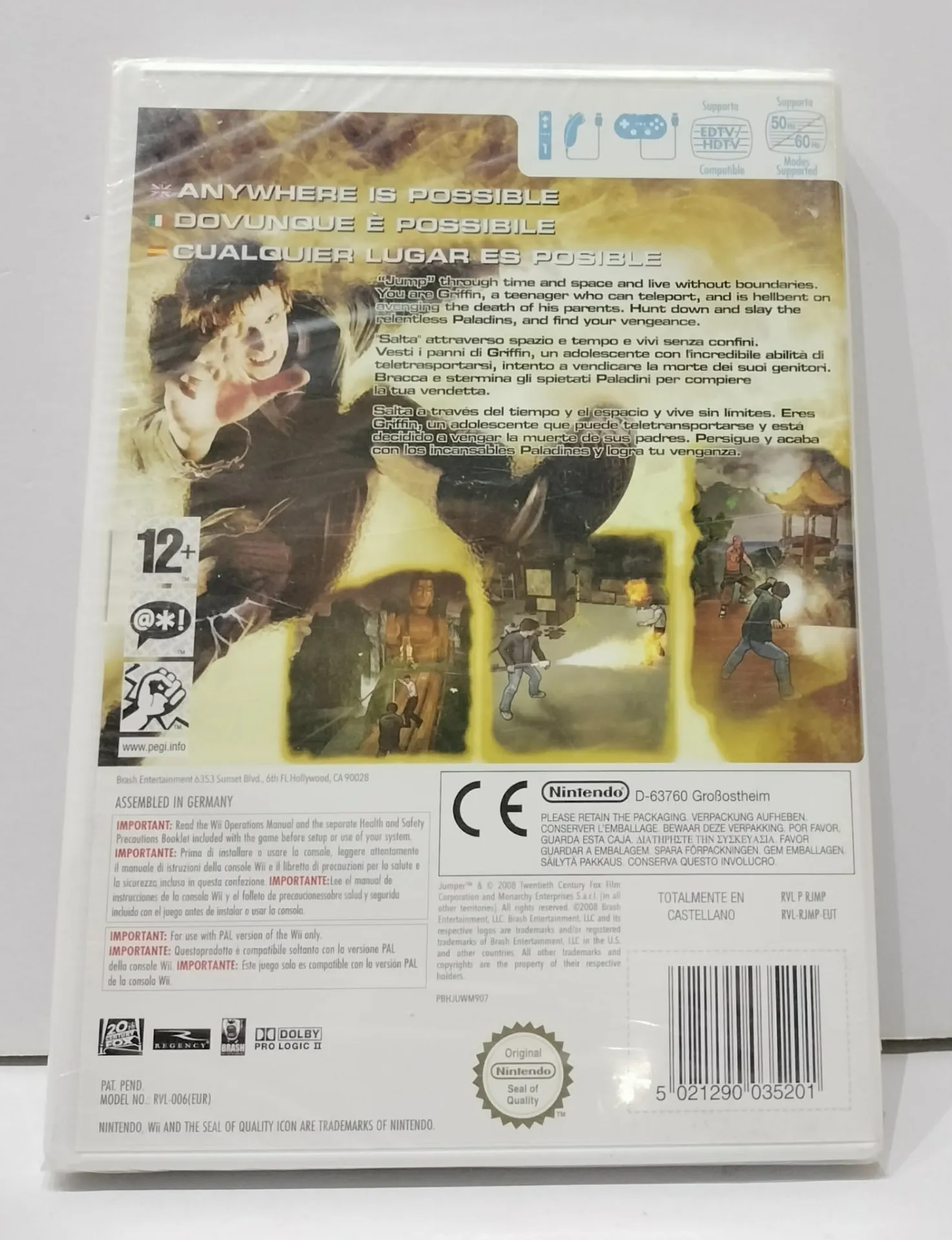 Jumper: Griffin’s Story за Nintendo Wii — PAL