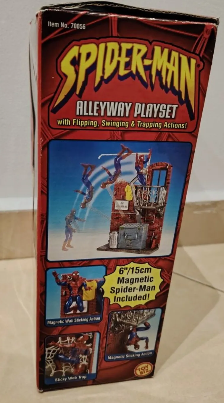 2002 spiderman toy biz alleyway set