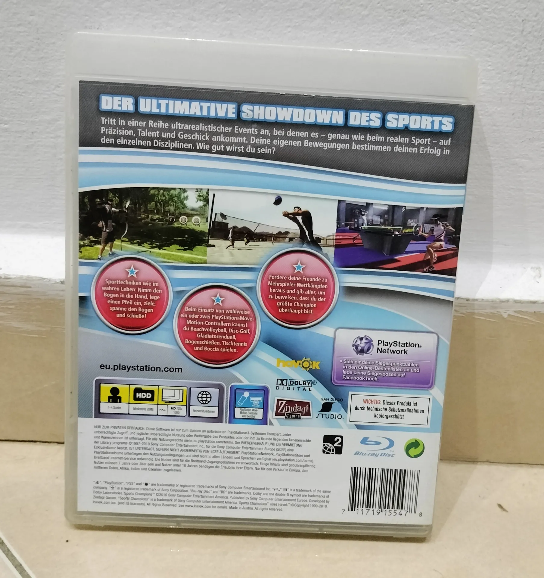 Sports Champions (PlayStation 3, German Version)