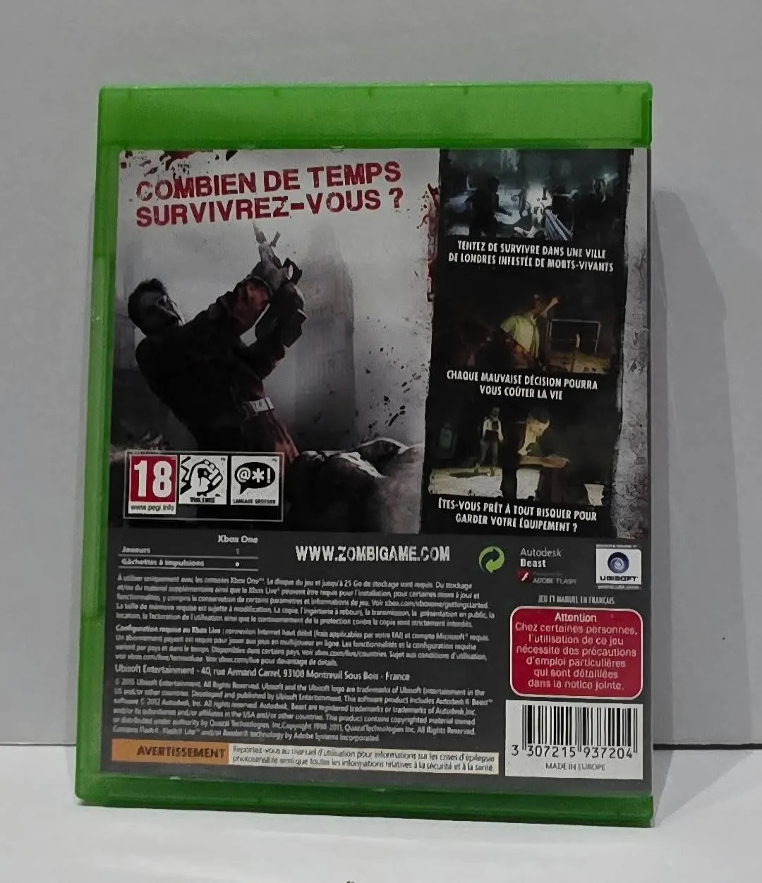 Zombi за Xbox One — PAL/EU издание