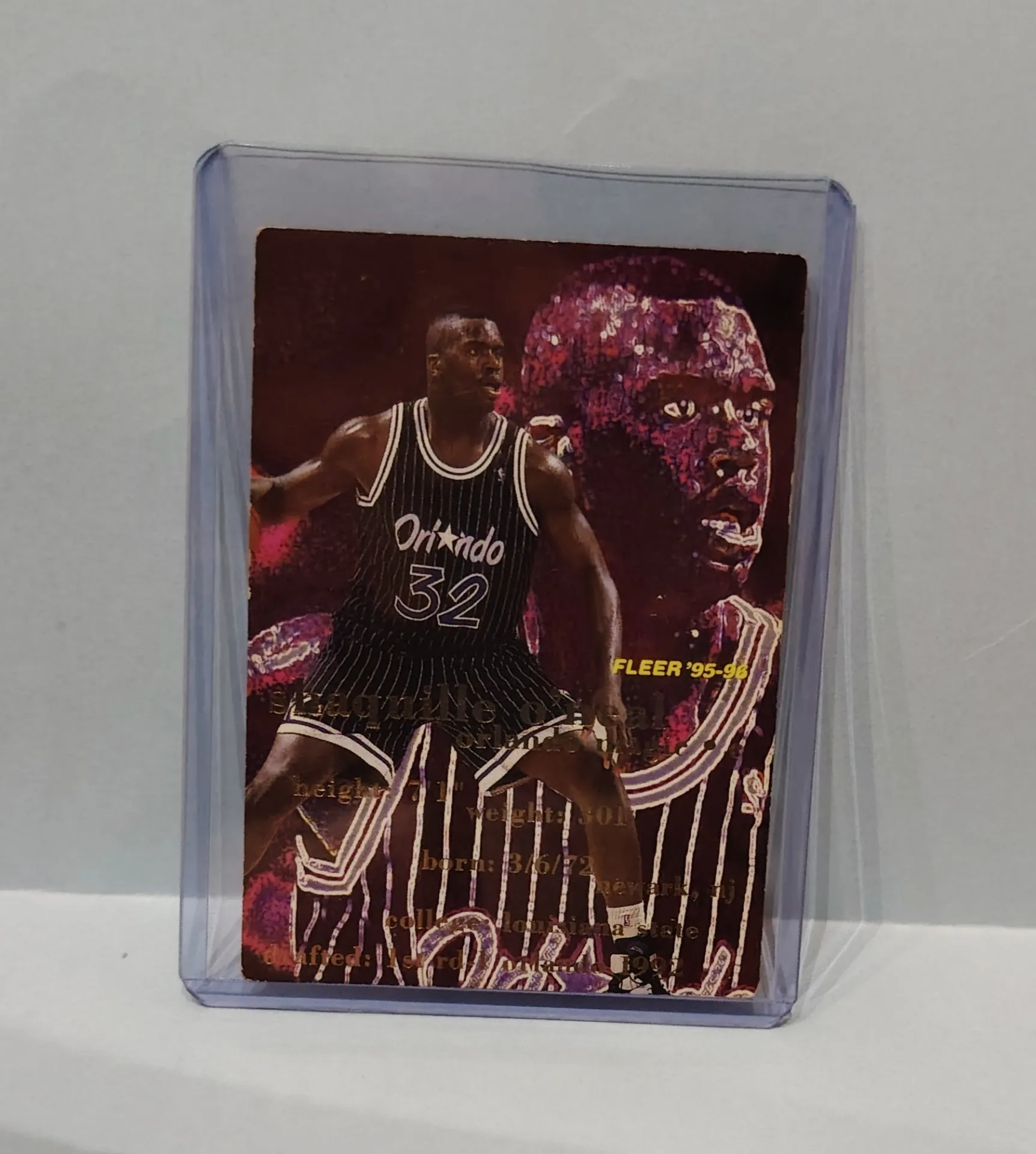 1995-96 Fleer #130 Shaquille O'Neal Orlando Magic