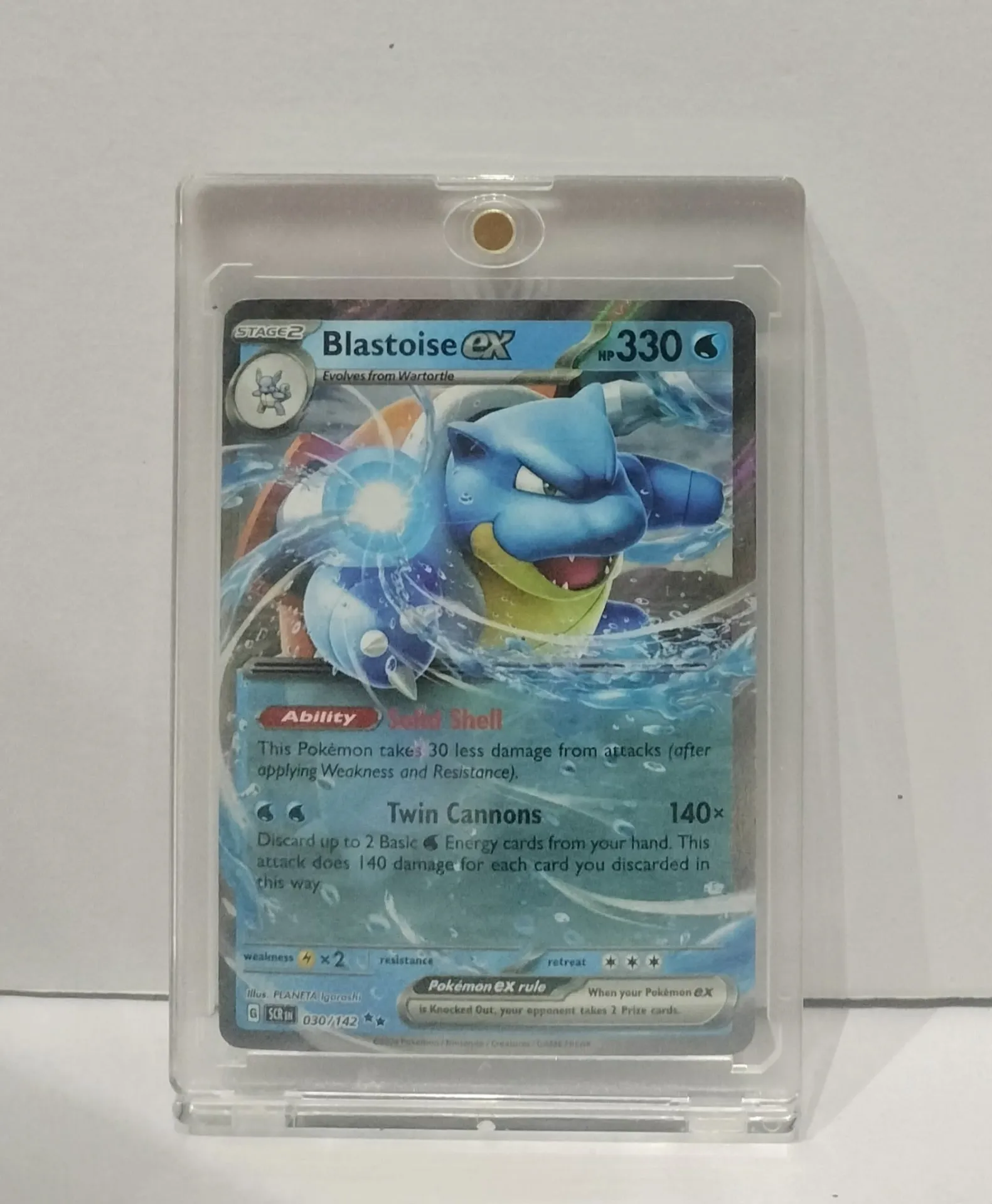 Pokémon TCG Blastoise ex 030/142 — Stellar Crown