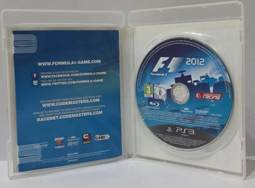 F1 2012 за PlayStation 3 — PAL/EU
