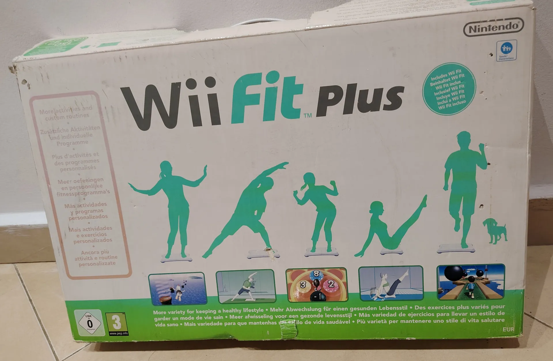 Nintendo Wii Fit Plus with Balance Board - PAL European Version Complete in Box