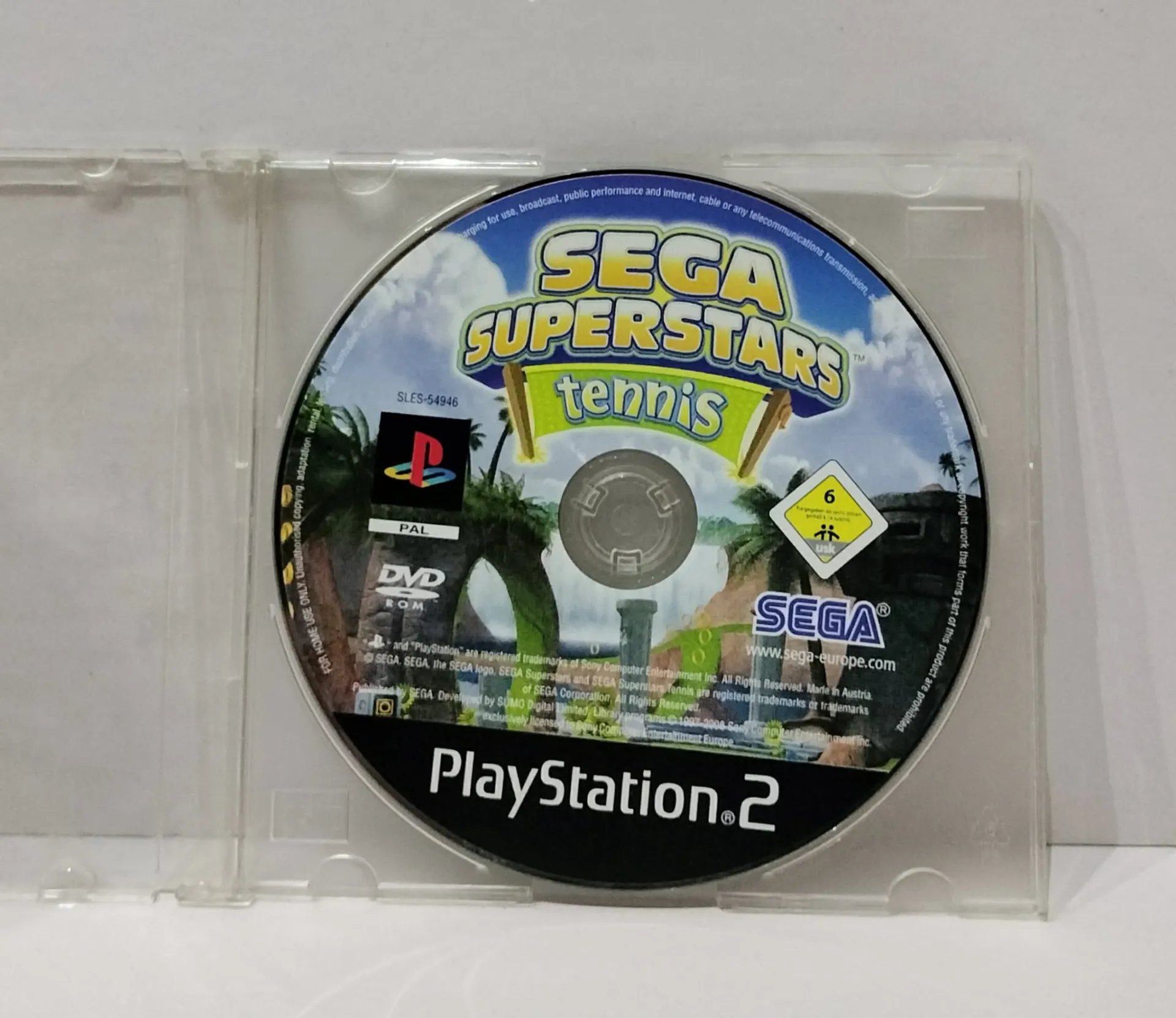 SEGA Superstars Tennis за PlayStation 2 — PAL, SLES-54946
