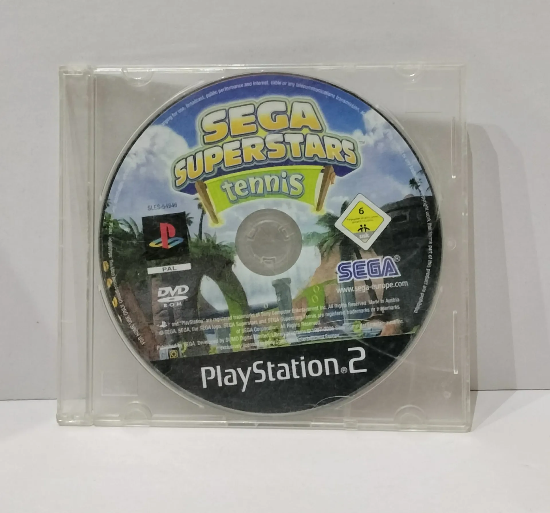 SEGA Superstars Tennis за PlayStation 2 — PAL, SLES-54946
