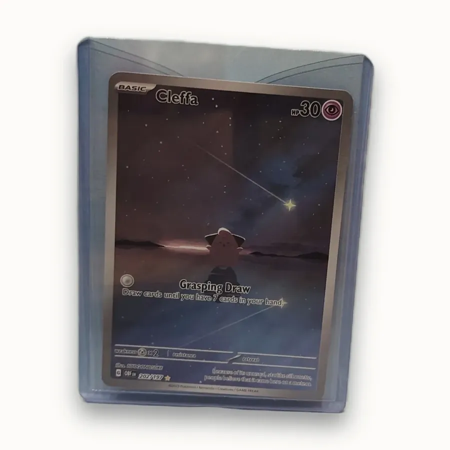 Pokémon TCG Cleffa 202/197 Illustration Rare — Obsidian Flames