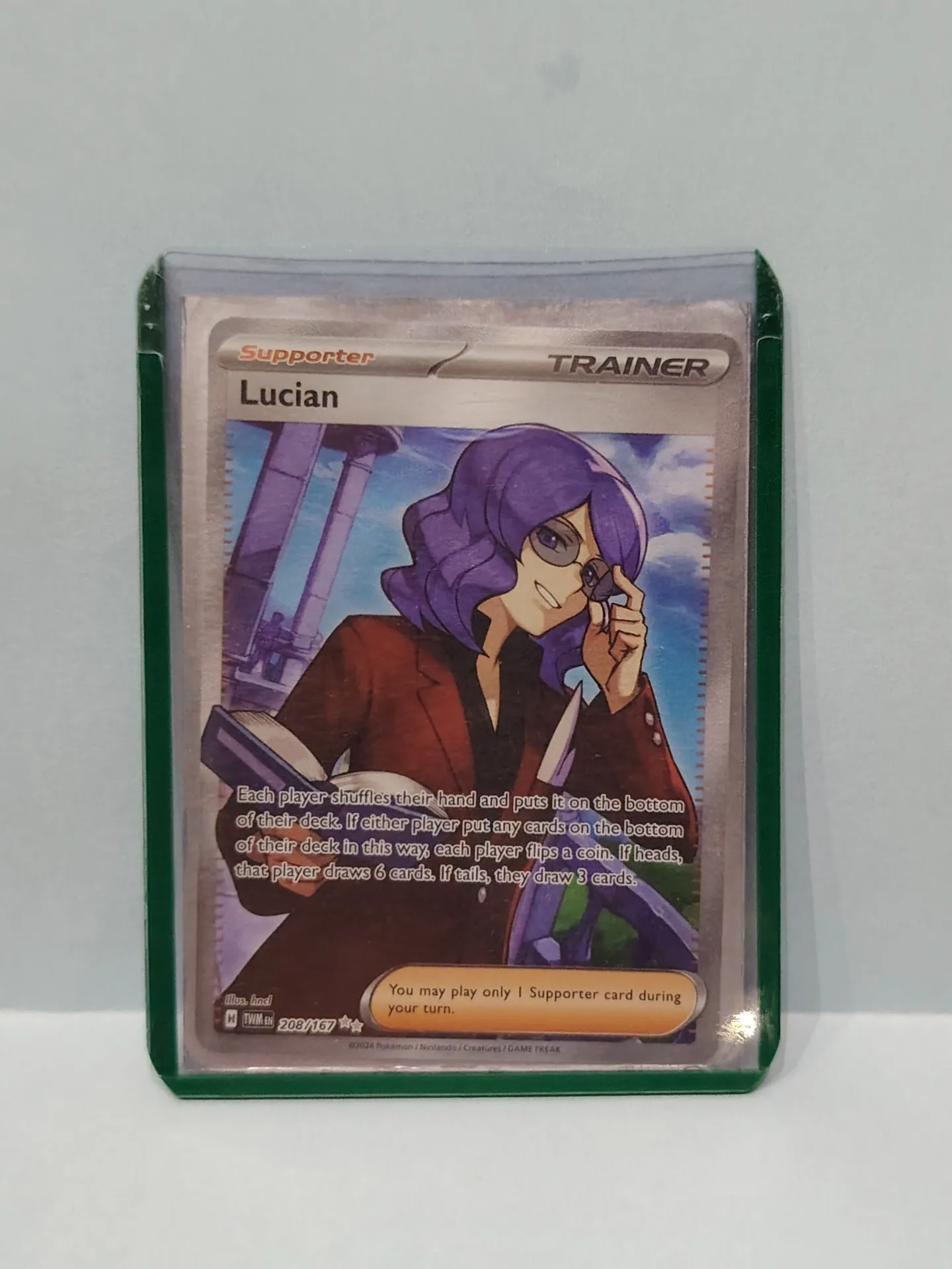 Lucian 208/167 Scarlet & Violet: Twilight Masquerade Ultra Rare Trainer Card
