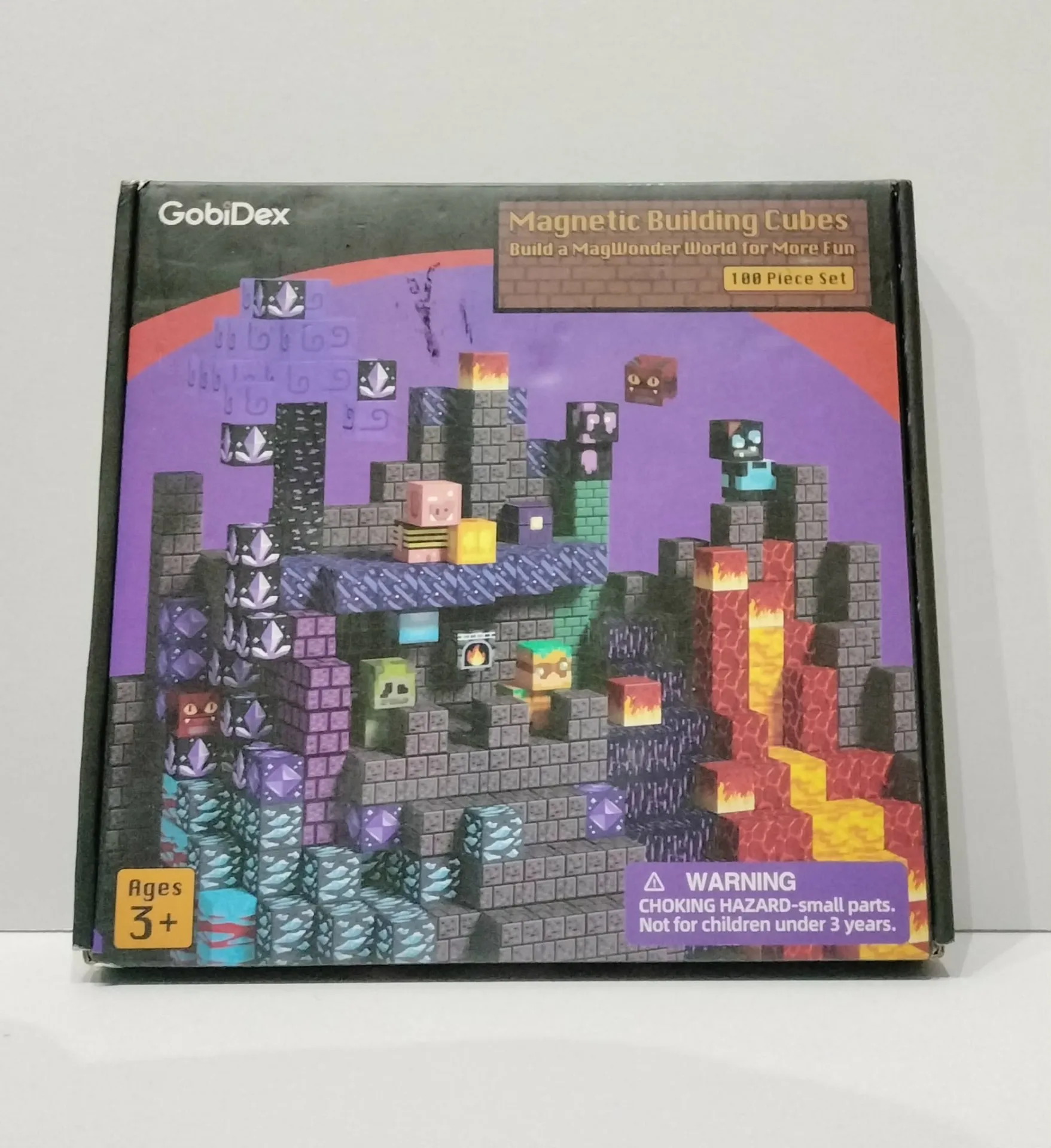 GobiDex Magnetic Building Cubes — MagWonder World, 180 части