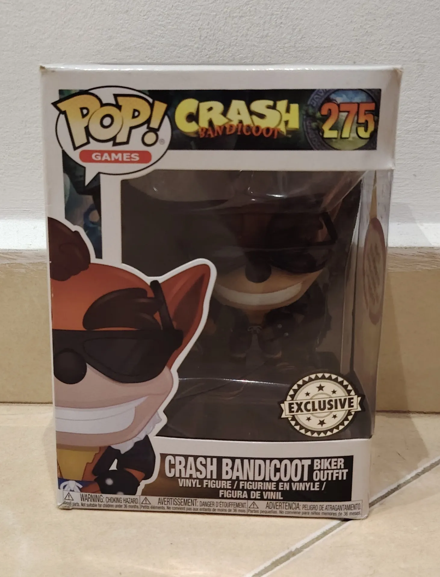 Funko Pop! Games Crash Bandicoot Biker Outfit #275 (Exclusive)