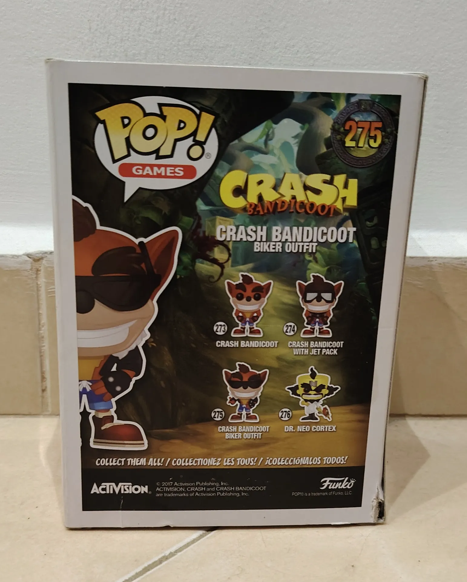 Funko Pop! Games Crash Bandicoot Biker Outfit #275 (Exclusive)