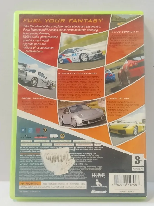 Forza Motorsport 2 за Xbox 360 — PAL, пълен комплект