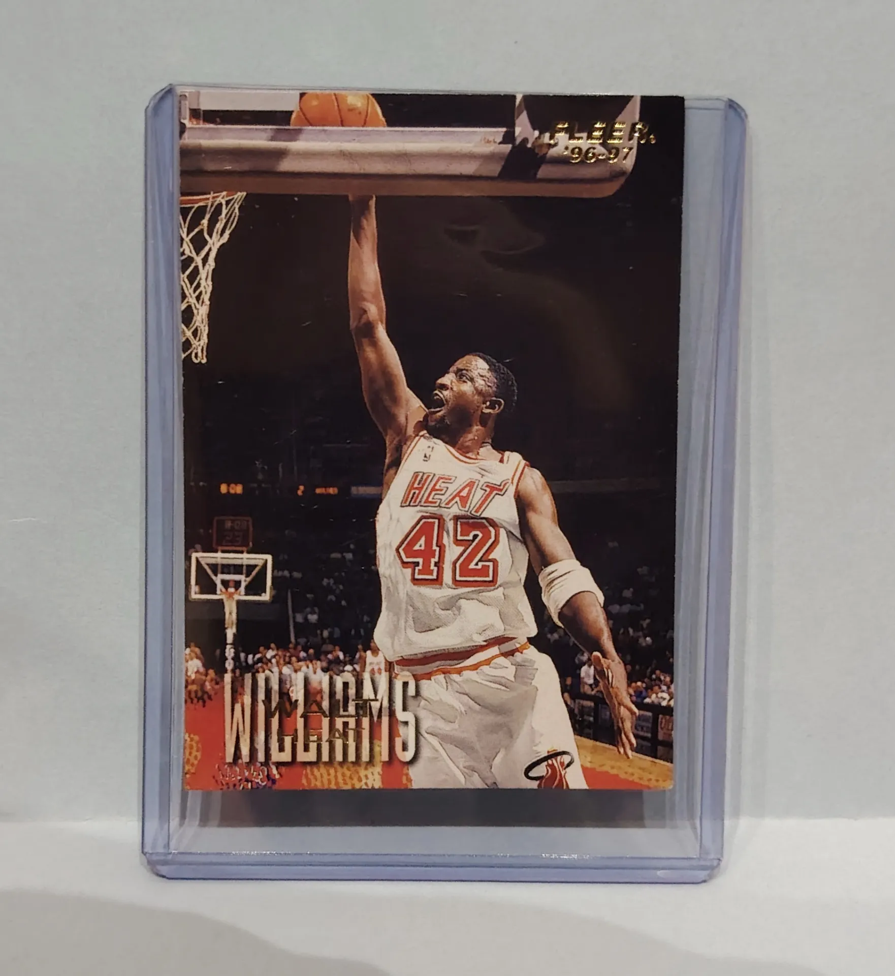 1996 Fleer #60 Walt Williams Miami Heat Basketball Card