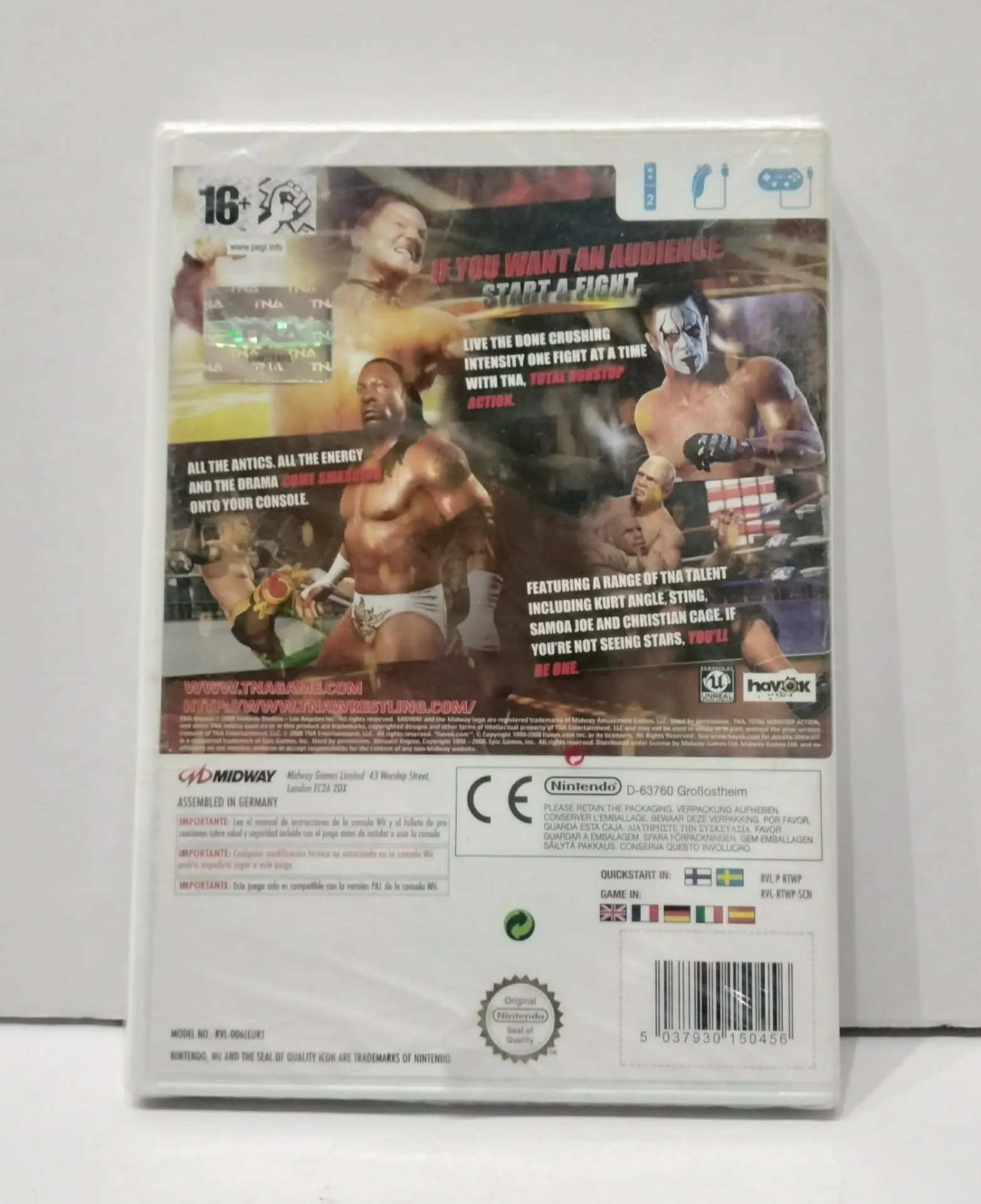 TNA Impact! за Nintendo Wii PAL