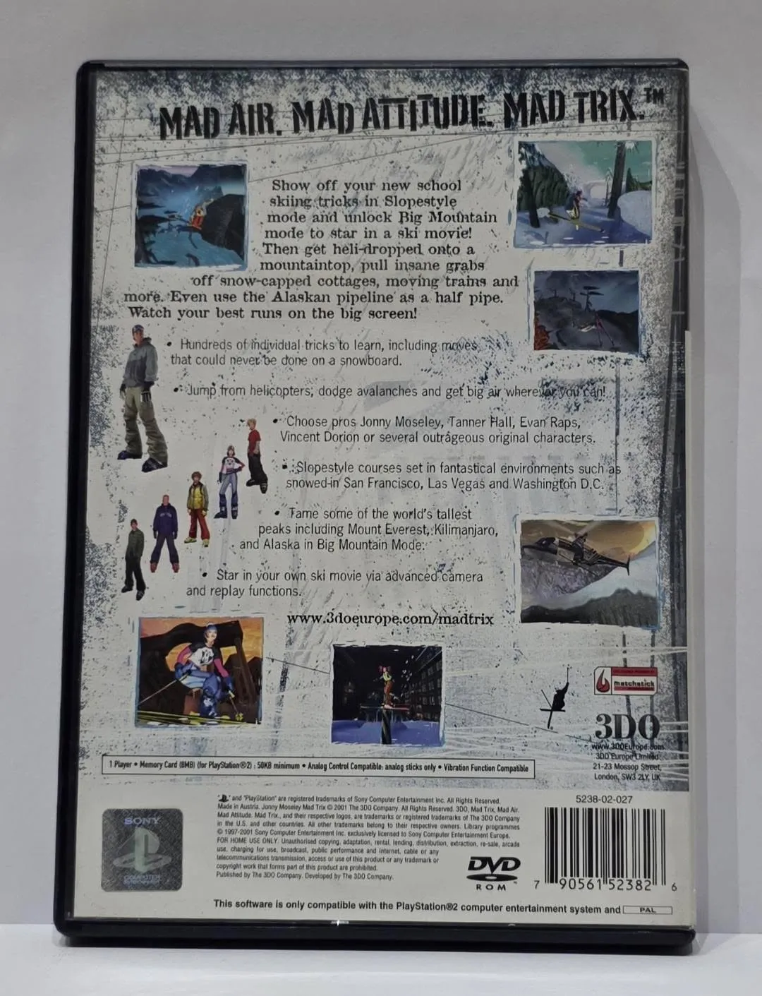 Jonny Moseley Mad Trix for PlayStation 2 — PAL