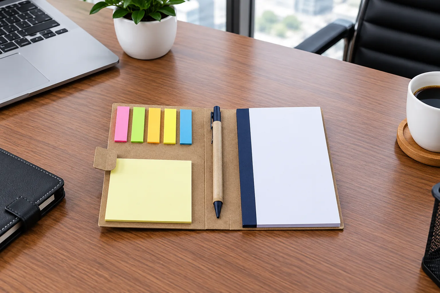Agenda ecológica con  post its