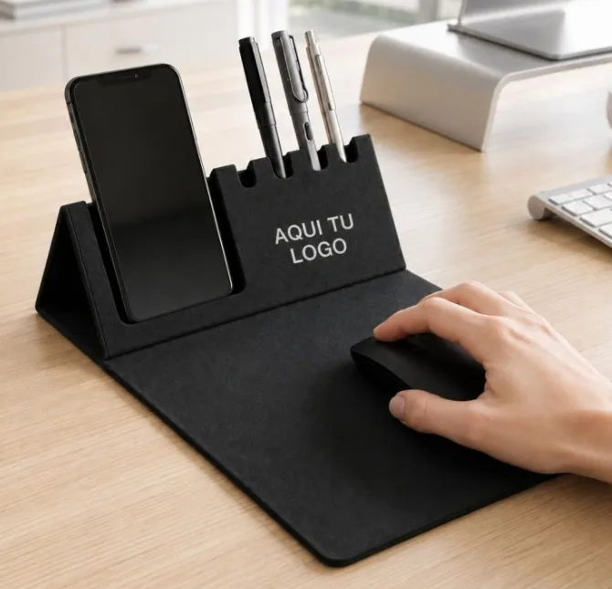 MOUSE PAD CON SOPORTE DE CELULAR