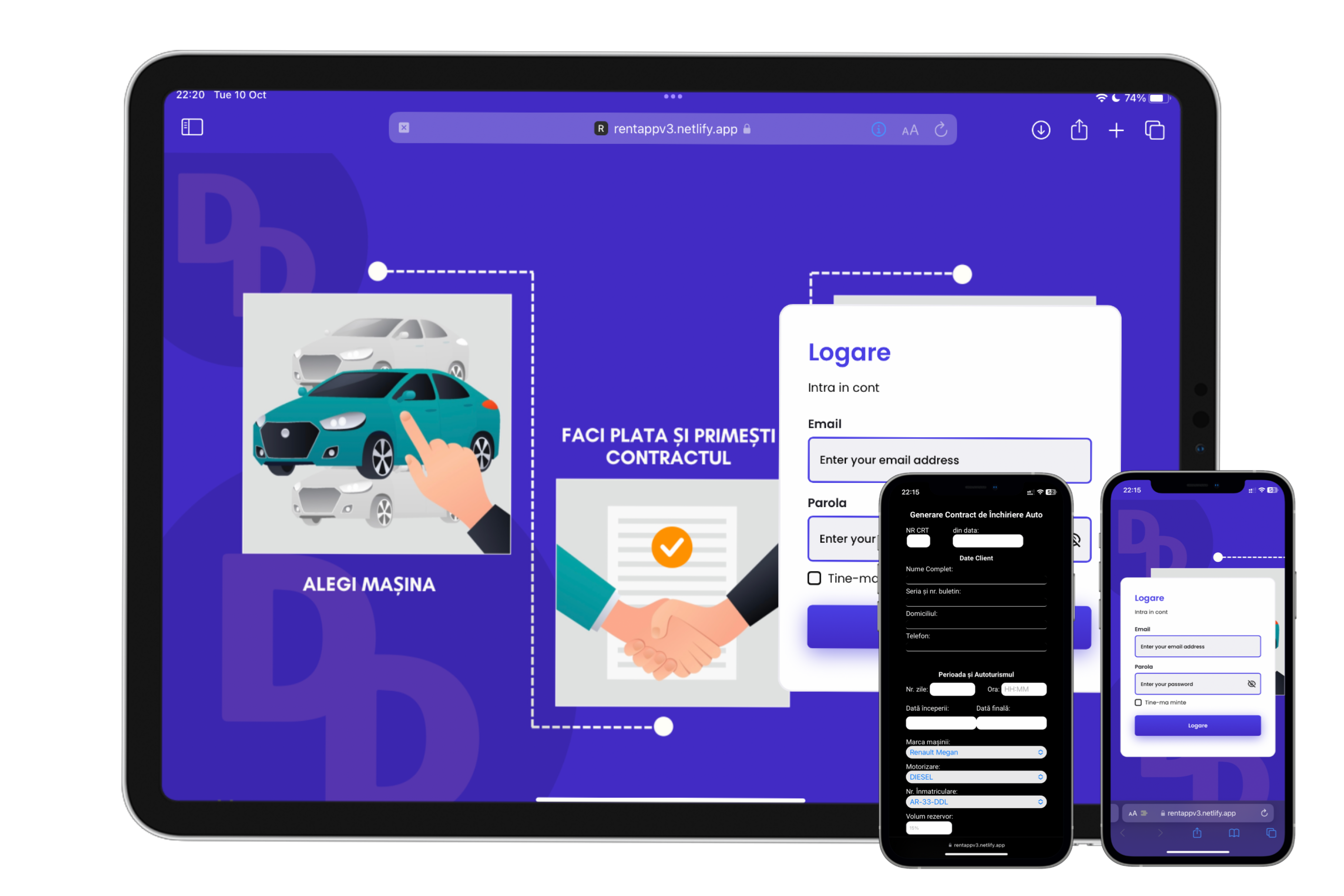 Rent Car WebApp