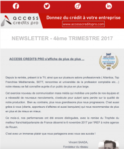ACCESS CREDITS PRO le mot de Vincent SAADA