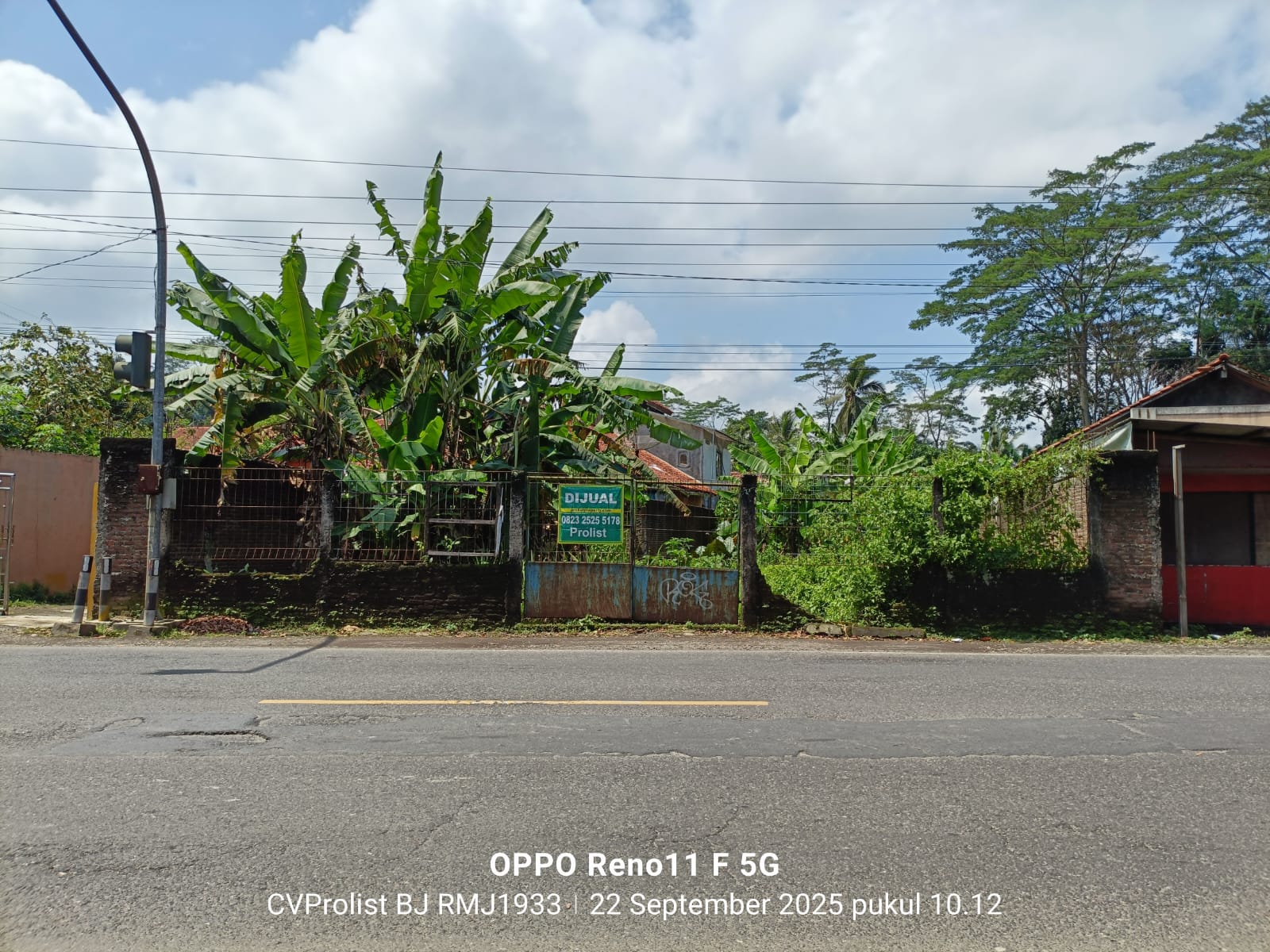 Dijual Tanah Strategis, Akses Jalan Provinsi 1 Langkah ke SMPN 3 Ajibarang view 3
