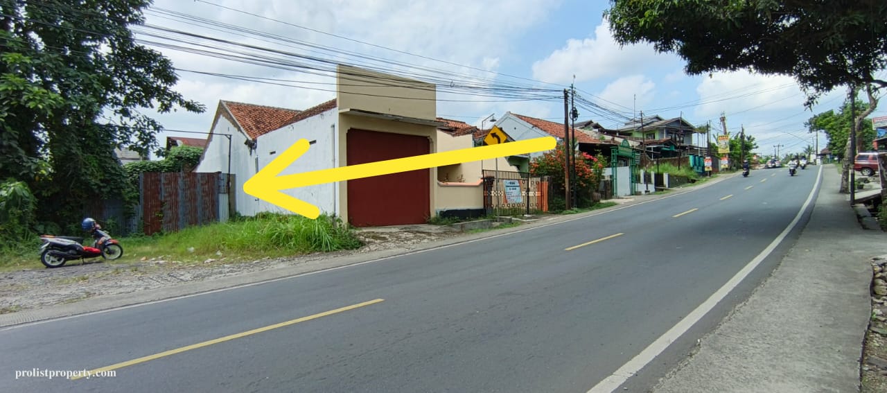 Dijual Tanah Ngantong Sudah Tembok Keliling Pinggir Jalan Utama Akses Kendaraan Berat- Veteran view 4