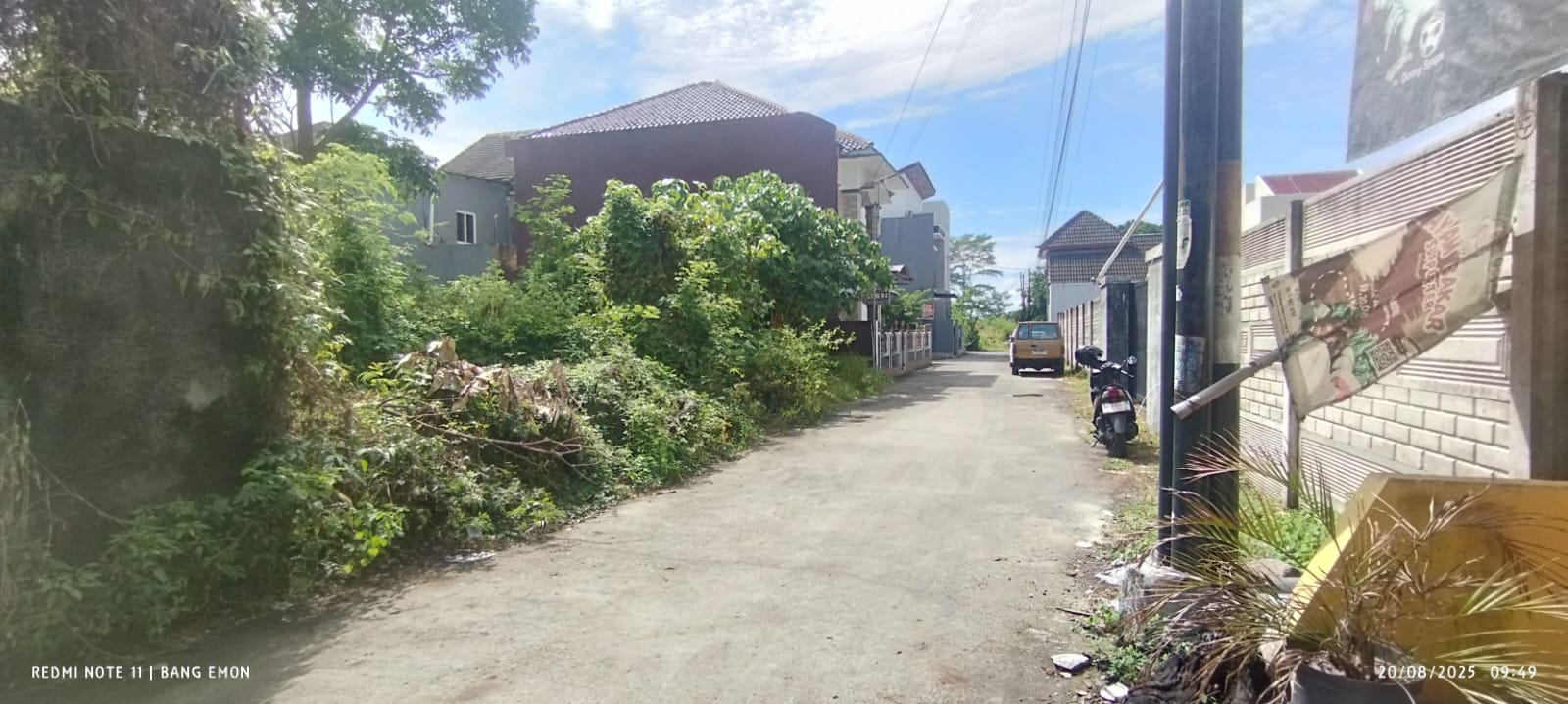 TANAH DIJUAL 967 M2 COCOK UNTUK KOS, GUEST HOUSE, SELANGKAH STIE YKPN view 2