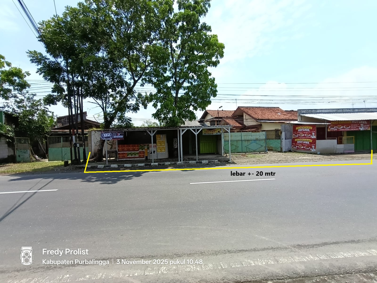 Dijual Tanah Dan Bangunan Dipinggir Jalan Propinsi Purwokerto-Purbalingga view 1