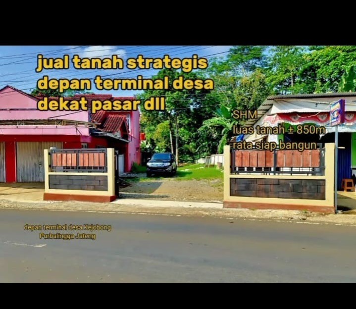 Dijual Tanah Lokasi sangat strategis Kejobong Purbalingga view 1