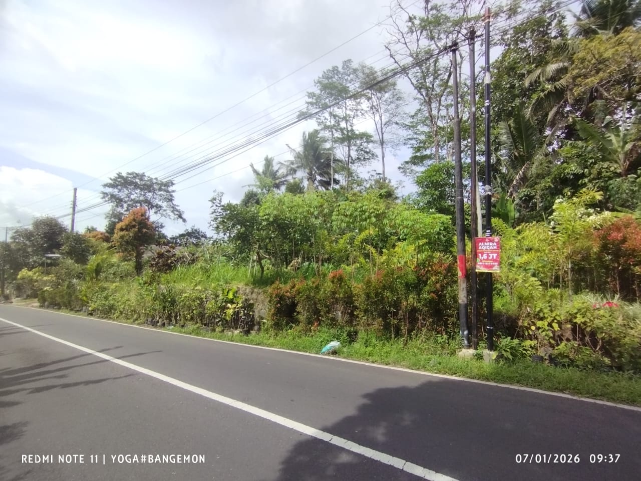  Dijual Tanah Pekarangan Lebar Muka 30 Meter, Jalan Baturraden Barat  view 1