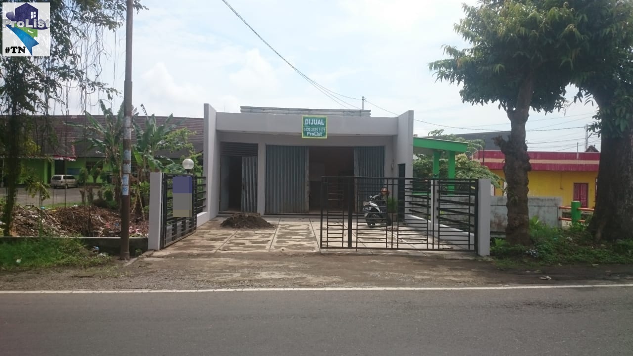 DIJUAL RUMAH + TOKO (RUKO) LOKASI JL.HM BACHROEN view 1