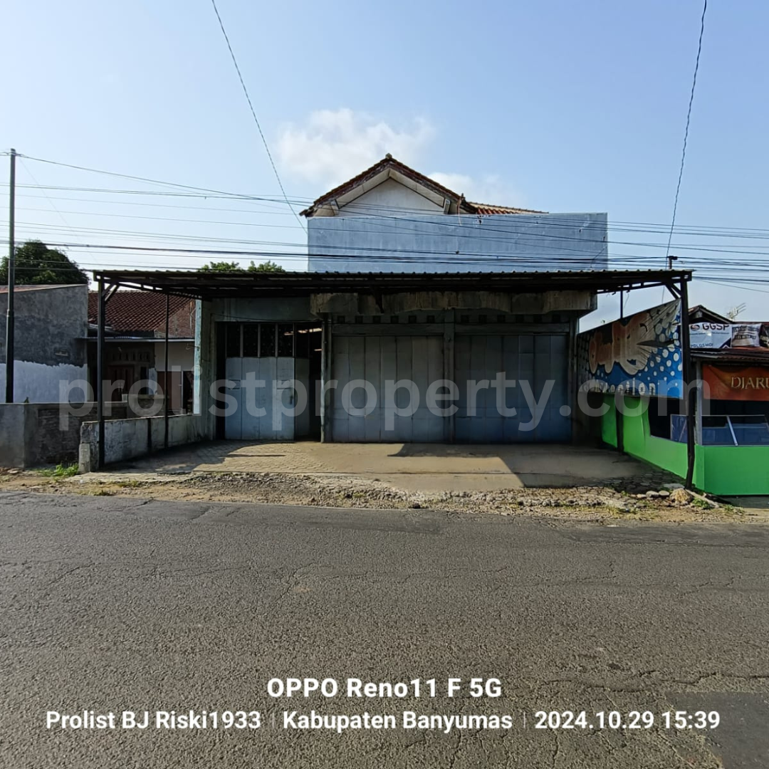 Dijual Rumah dan Toko Di Jalan Kabupaten Purwokerto Purbalingga - Tambaksogra Sumbang view 1