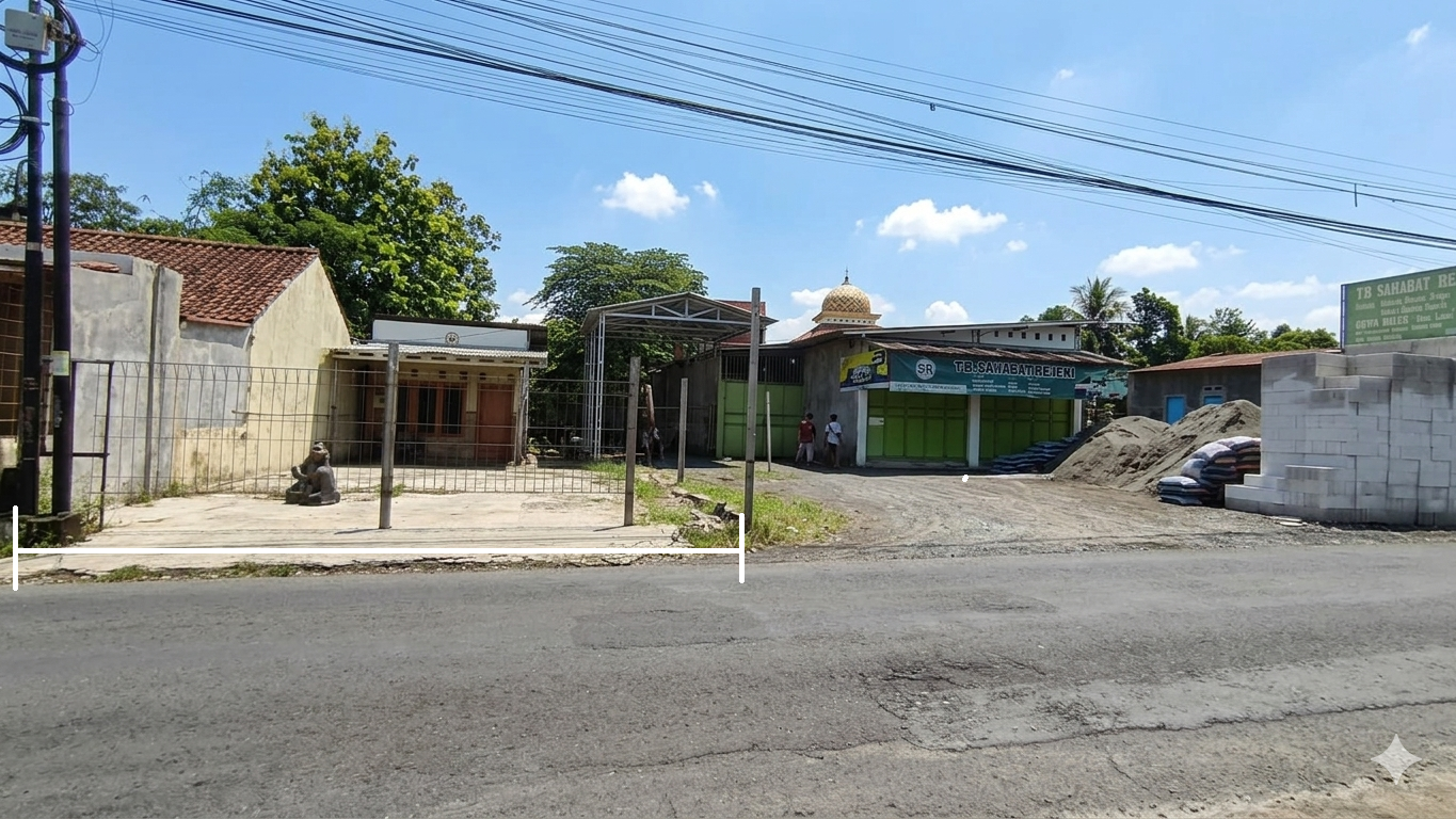 Dijual Tanah Kosong Bonus Bangunan Tepi Jalan Baturraden Barat - Prompong view 1