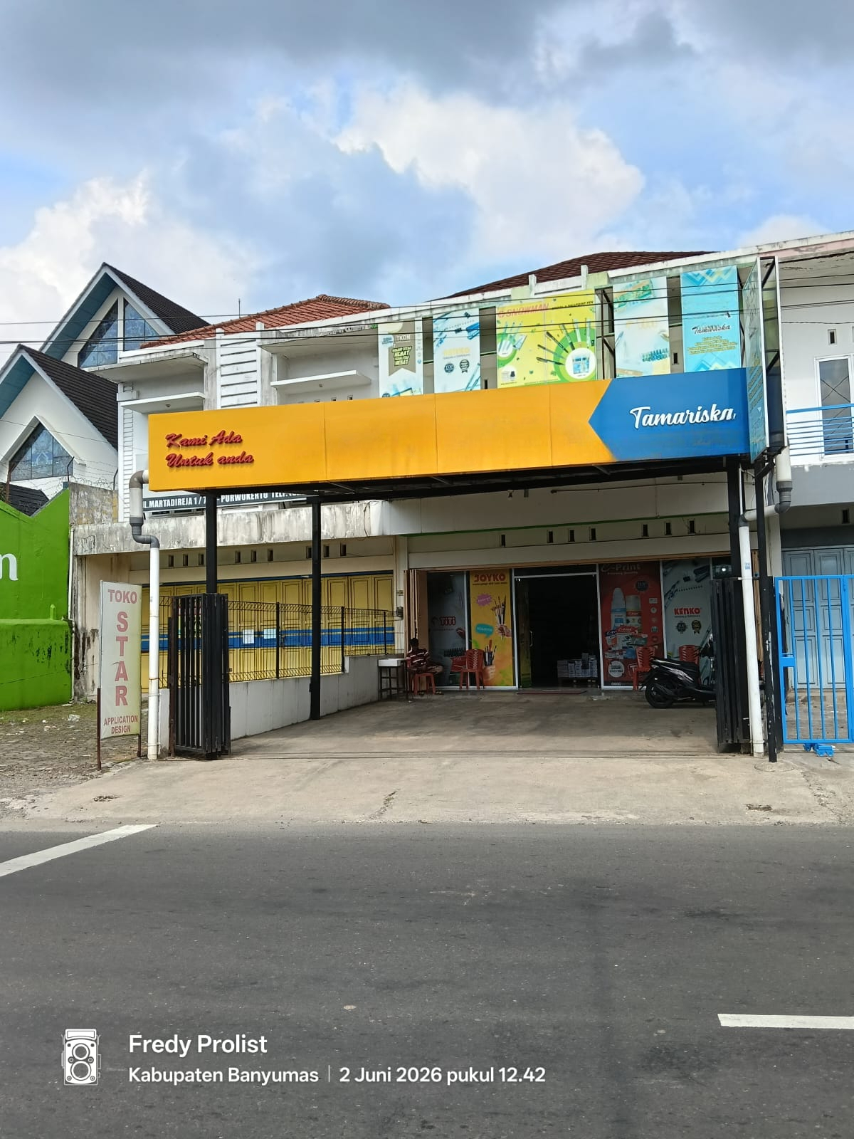 Dijual Ruko Bagus 2 Lantai Lebar 7.5 Meter Pinggir Jalan Purwokerto Timur - Marta view 1