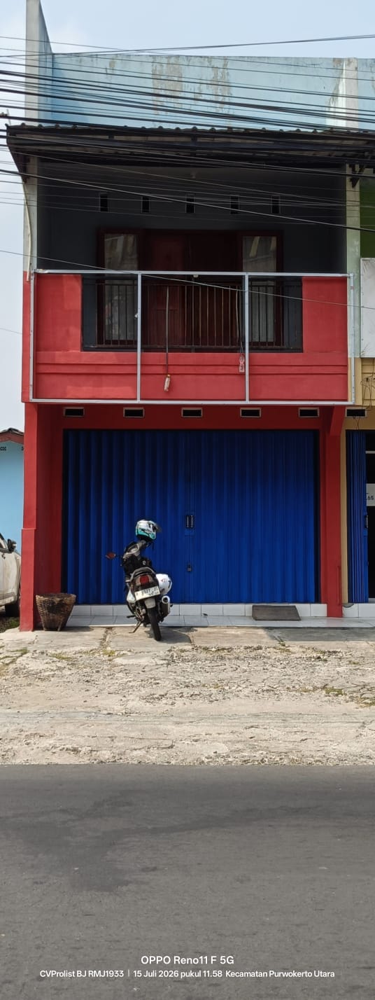 Di Sewakan Ruko Lokasi Strategis, 3 Menit Ke Kampus UNSOED Purwokerto - Teras Jatisari view 1