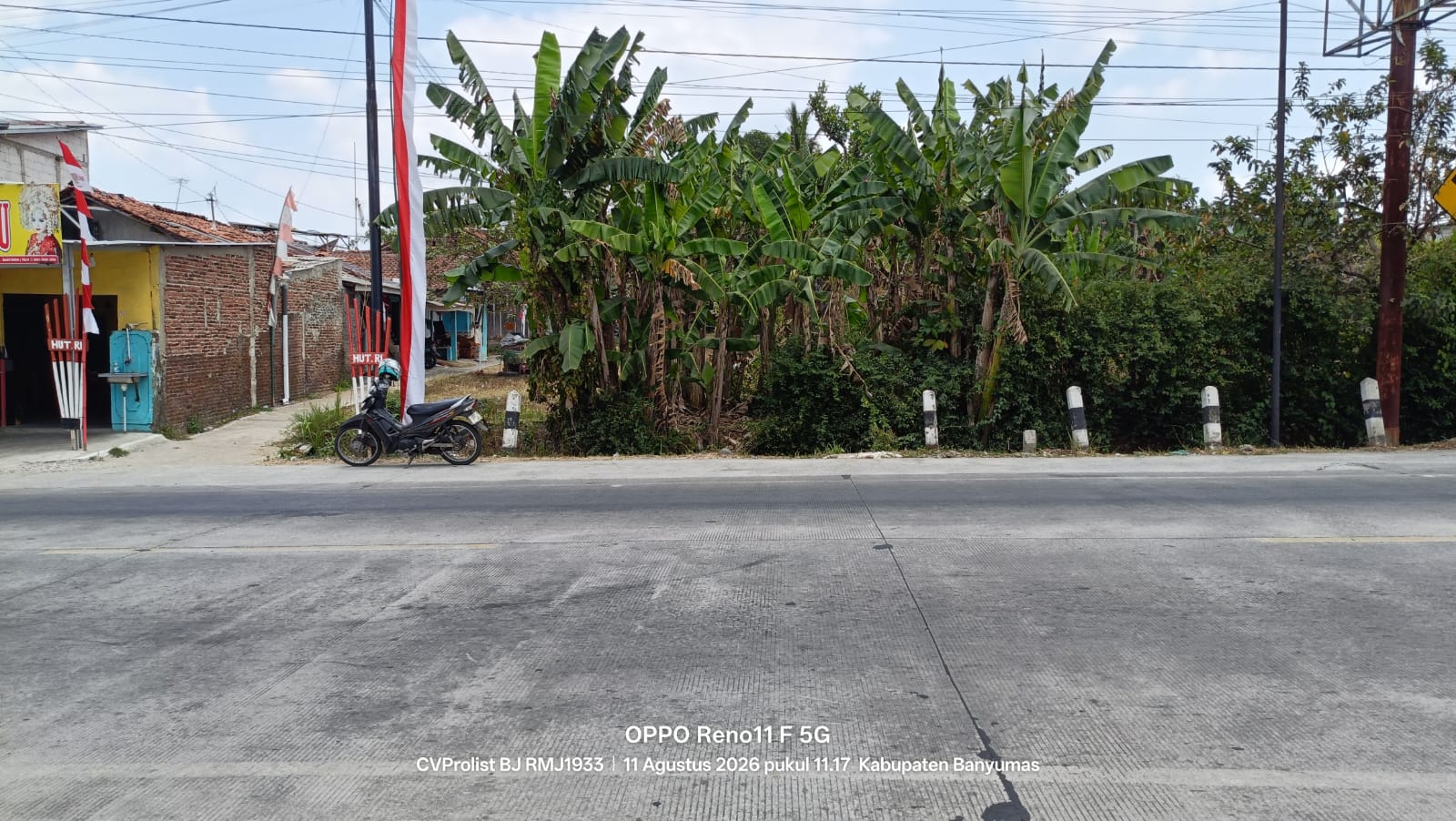 Dijual Tanah Jl Raya Provinsi  Kedungwringin, 7 Menit Alun-Alun Purwokerto view 1