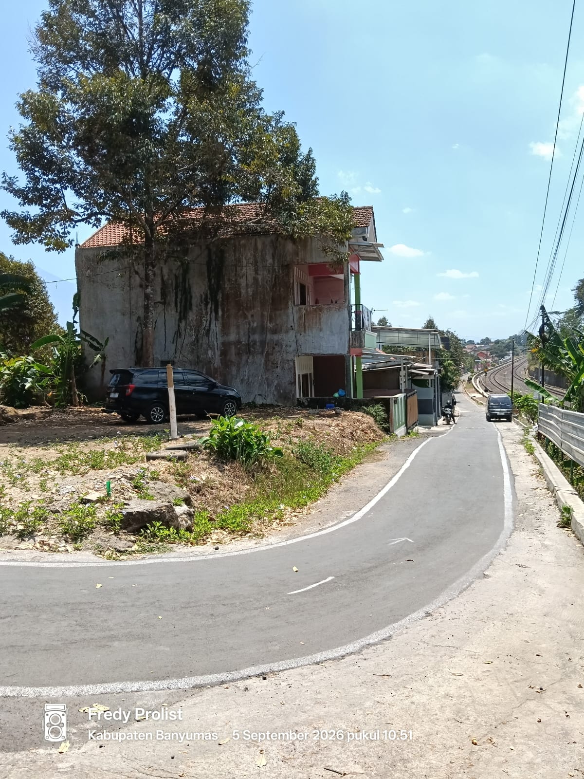 Dijual Tanah 2 Kapling Akses Mobil Dekat Stasiun Kereta Api Purwokerto view 1