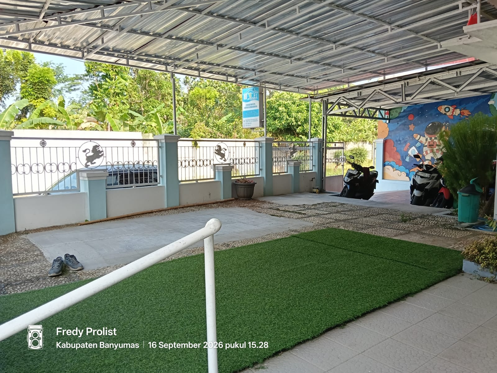Disewakan Rumah hook dekat taman kota Purwokerto - Puri Hijau view 2