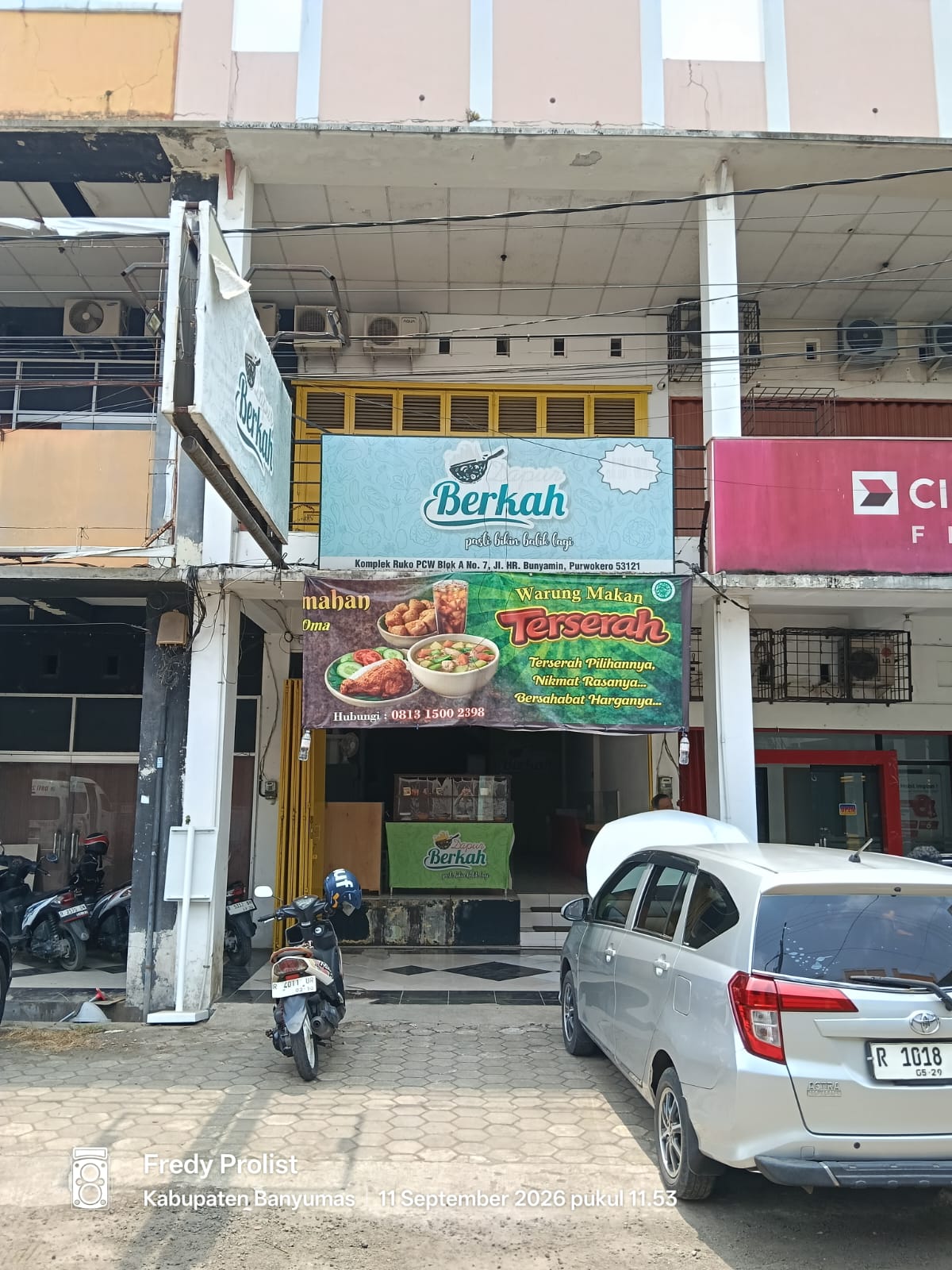 Disewakan Ruko Di Kawasan Komersil Hanya Selangkah Ke UNSOED Purwokerto - PCW view 1