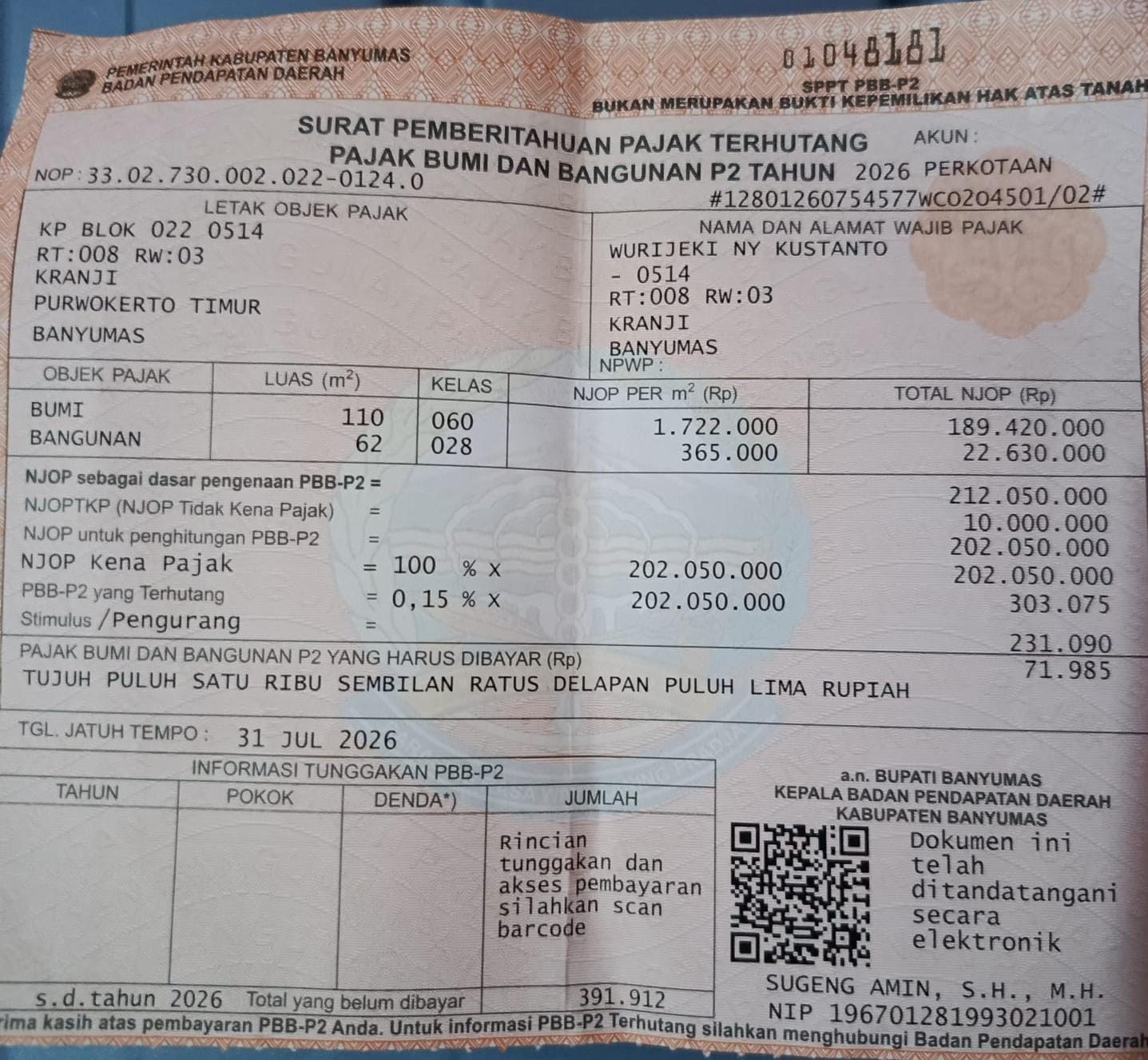 DIJUAL RUMAH 1 MENIT KE RRI PURWOKERTO view 14