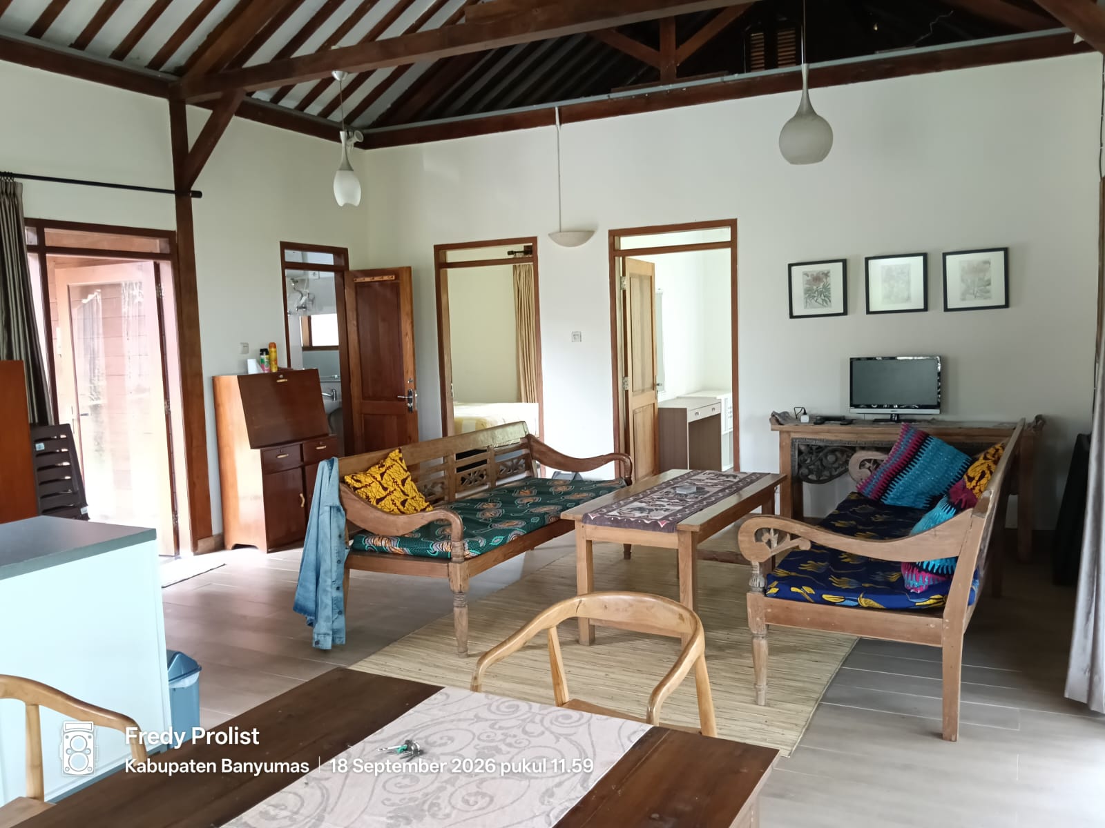 Dijual Villa Nuansa Alami View Sawah Hawa Sejuk Bonus Furniture Baturraden - Caub view 7