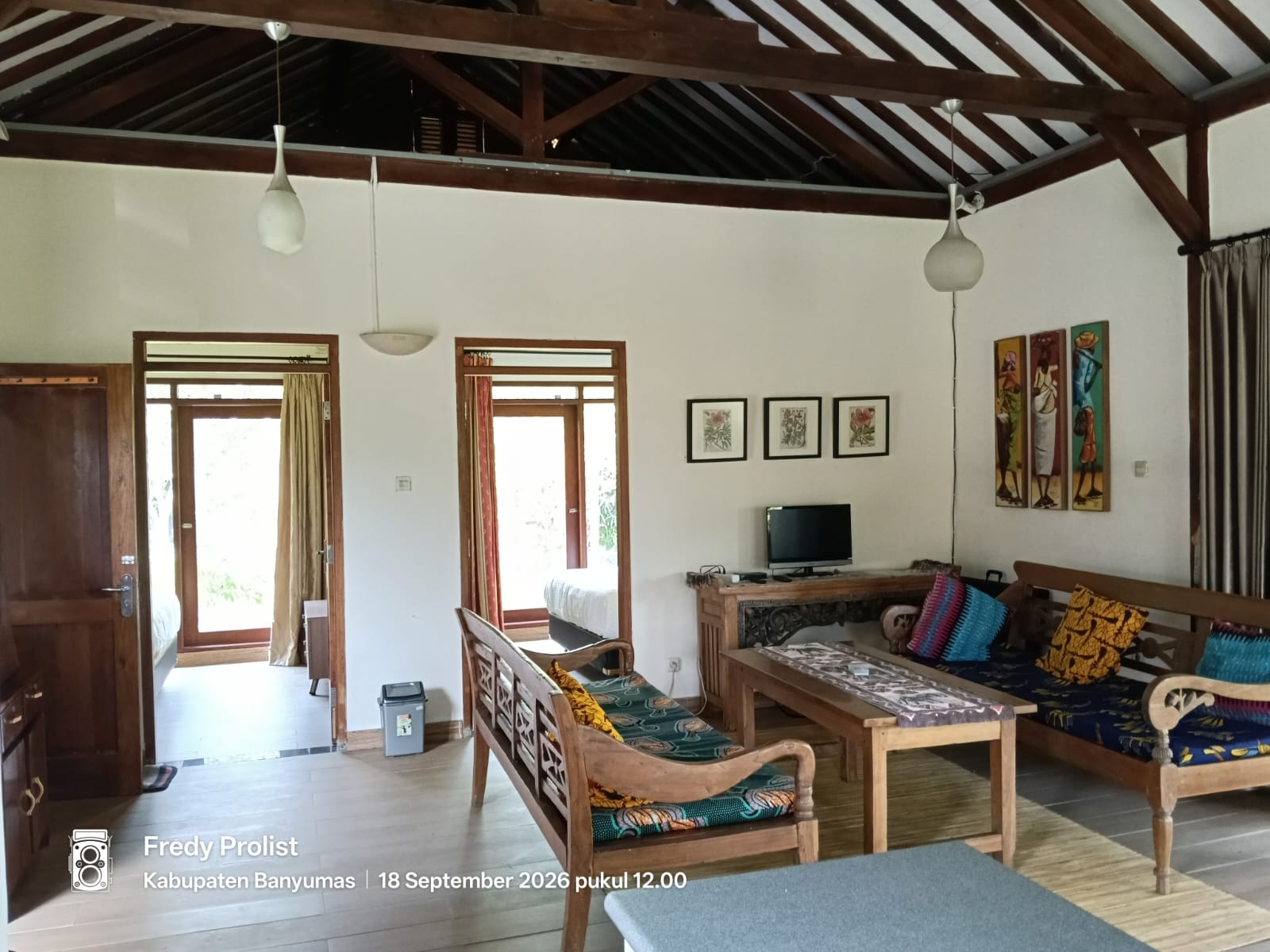 Dijual Villa Nuansa Alami View Sawah Hawa Sejuk Bonus Furniture Baturraden - Caub view 9