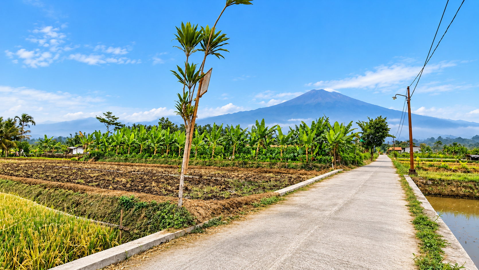 Dijual Tanah View Gunung Dan Sawah Di Komplek Embung Karangnangka view 1