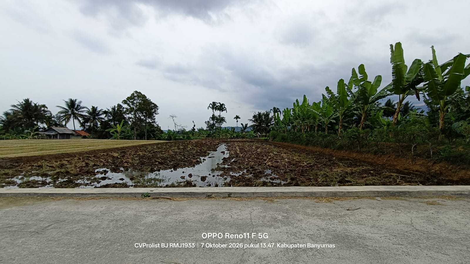 Dijual Tanah View Gunung Dan Sawah Di Komplek Embung Karangnangka view 3