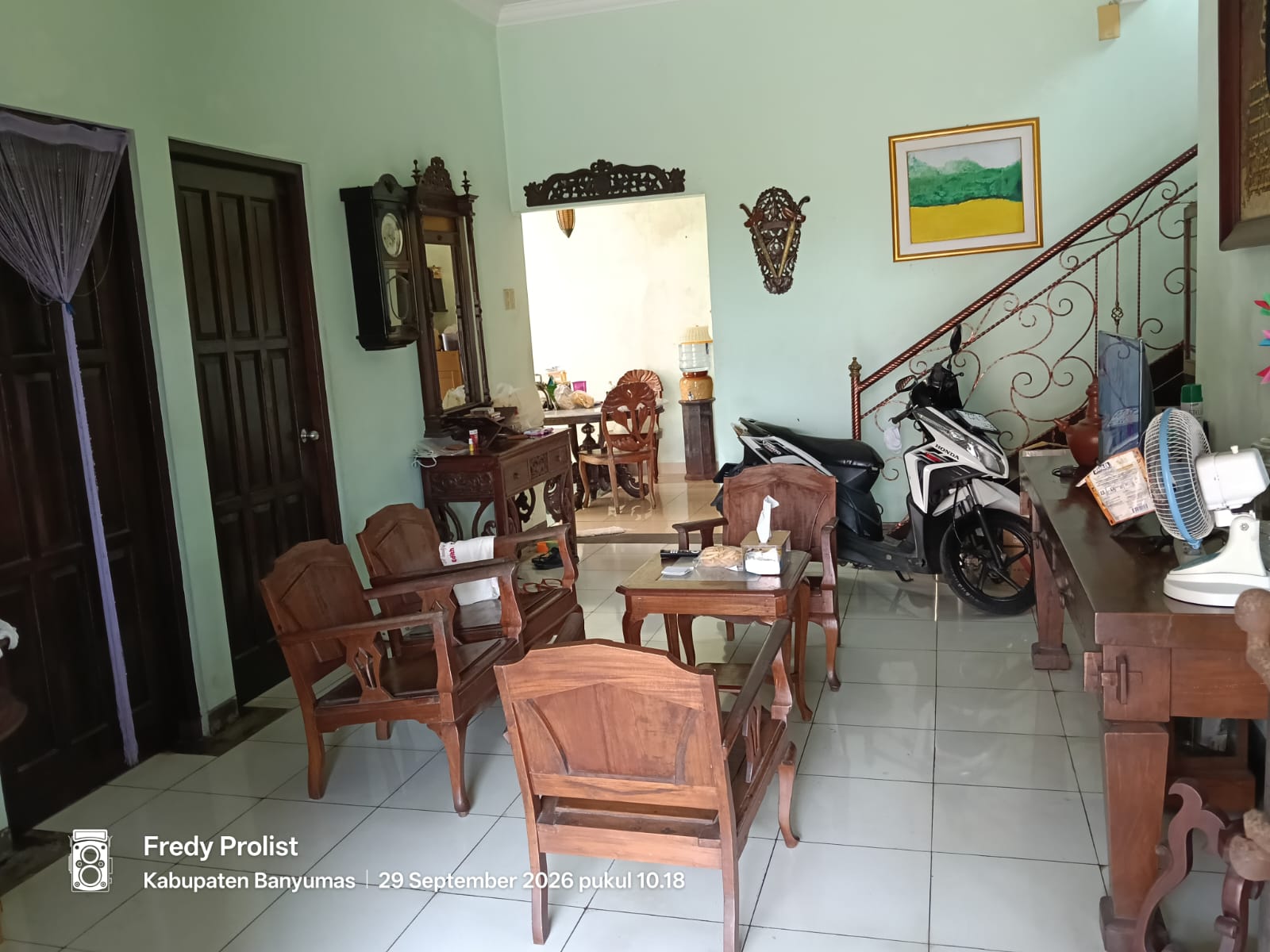 Dijual Rumah Estetis Semi Furnished Ornamen Adat Jawa Di Purwokerto view 4