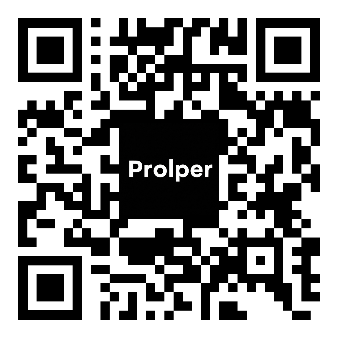 Scan to download the Prolper app