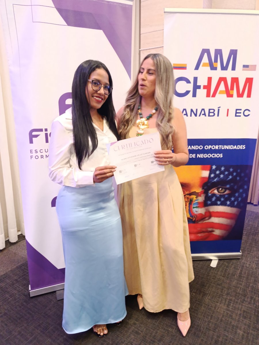 Aliani Catherine Veloz Sumoza, impulsadora de ventas en Manta