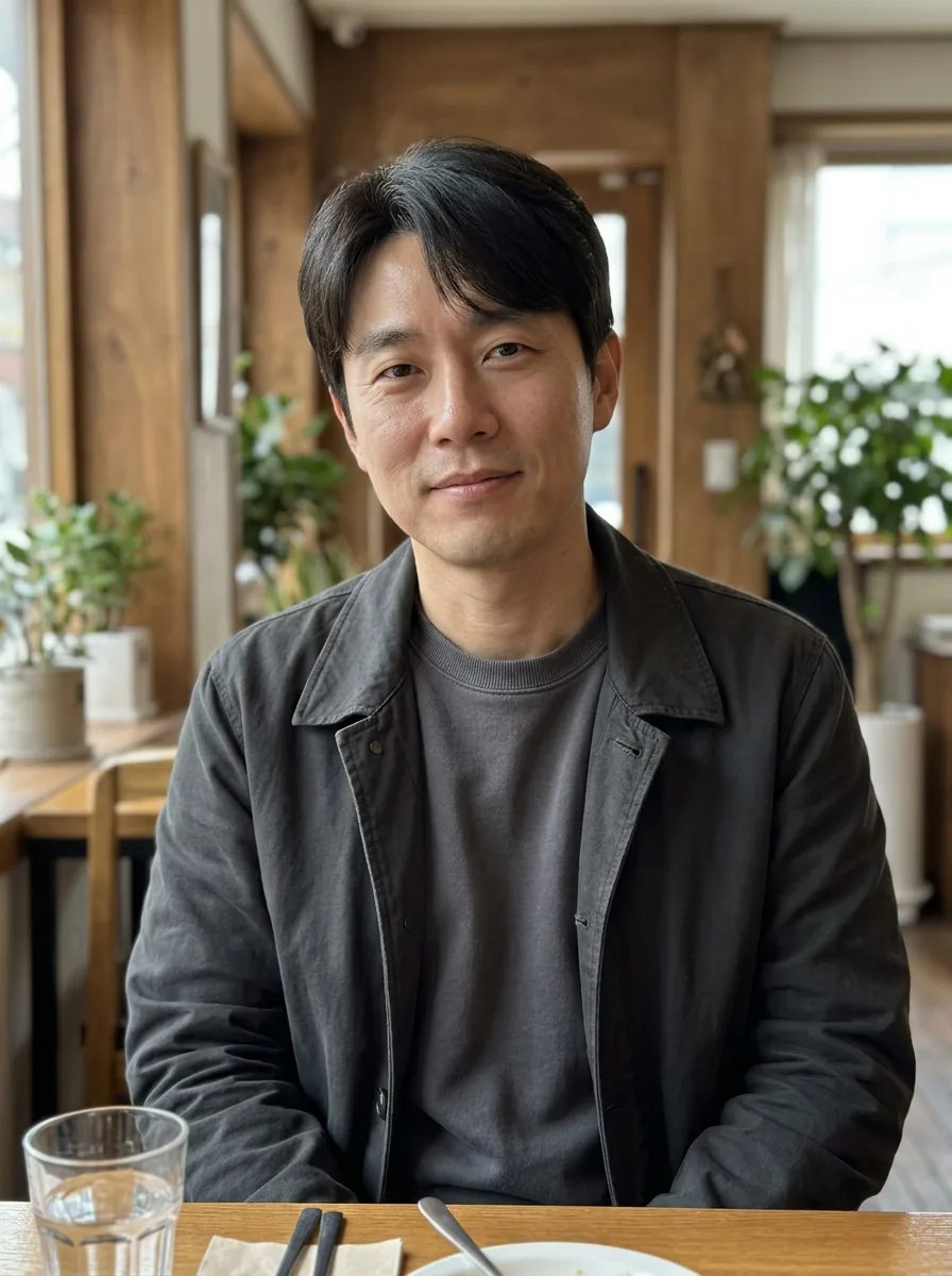 골든아워 시네마틱 프로필 원본 예시