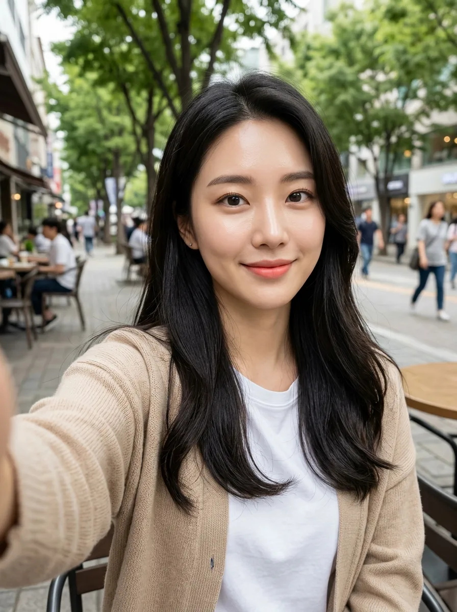 단풍 낙엽비 노을 인생샷 원본 예시